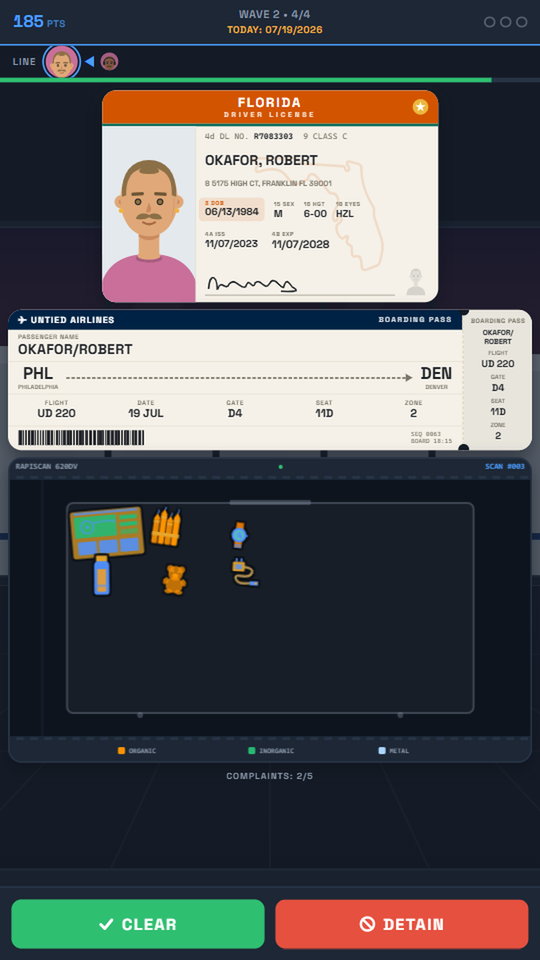 Catching contraband on the x-ray monitor